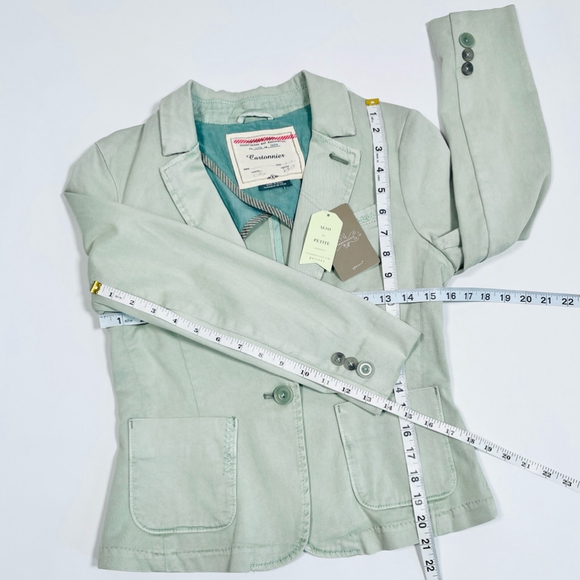 Women's Cartonnier Antropology Blazer XS Light Mint CA 32054 - Picture 6 of 8